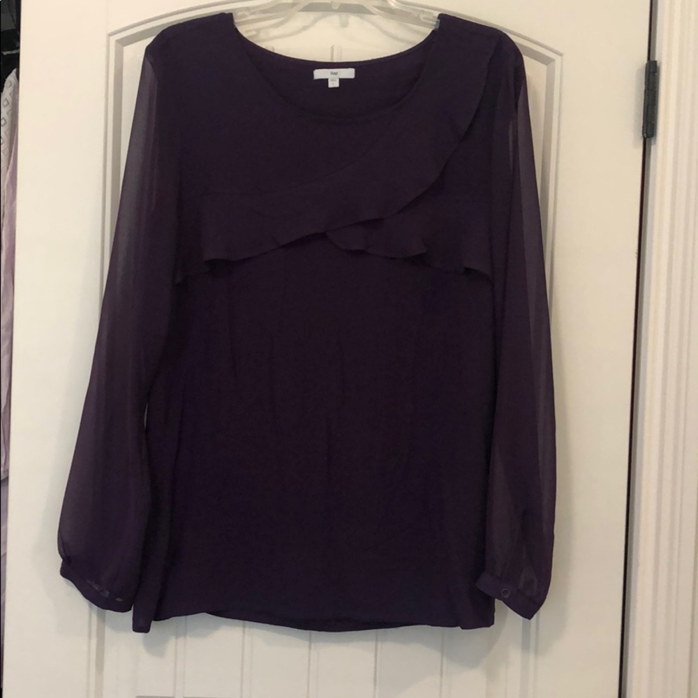 Gap Purple Blouse